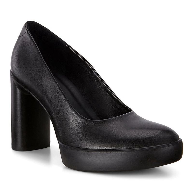 Women Heels Ecco Shape Sculpted Motion 75 - Pumps Black - India OGIJSC236